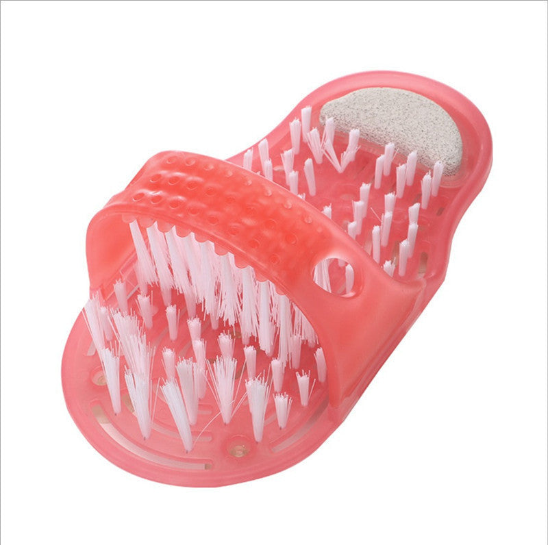 Foot Wash Artifact Brush Slippers Brush Bathroom Lazy Slippers