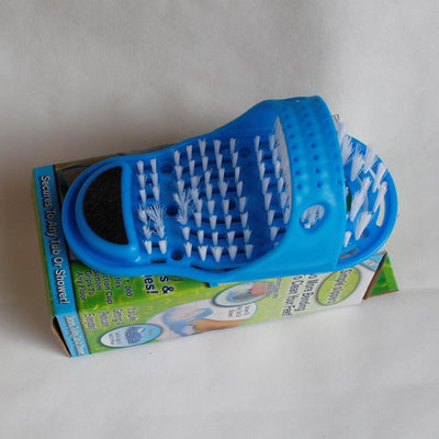 Foot Wash Artifact Brush Slippers Brush Bathroom Lazy Slippers